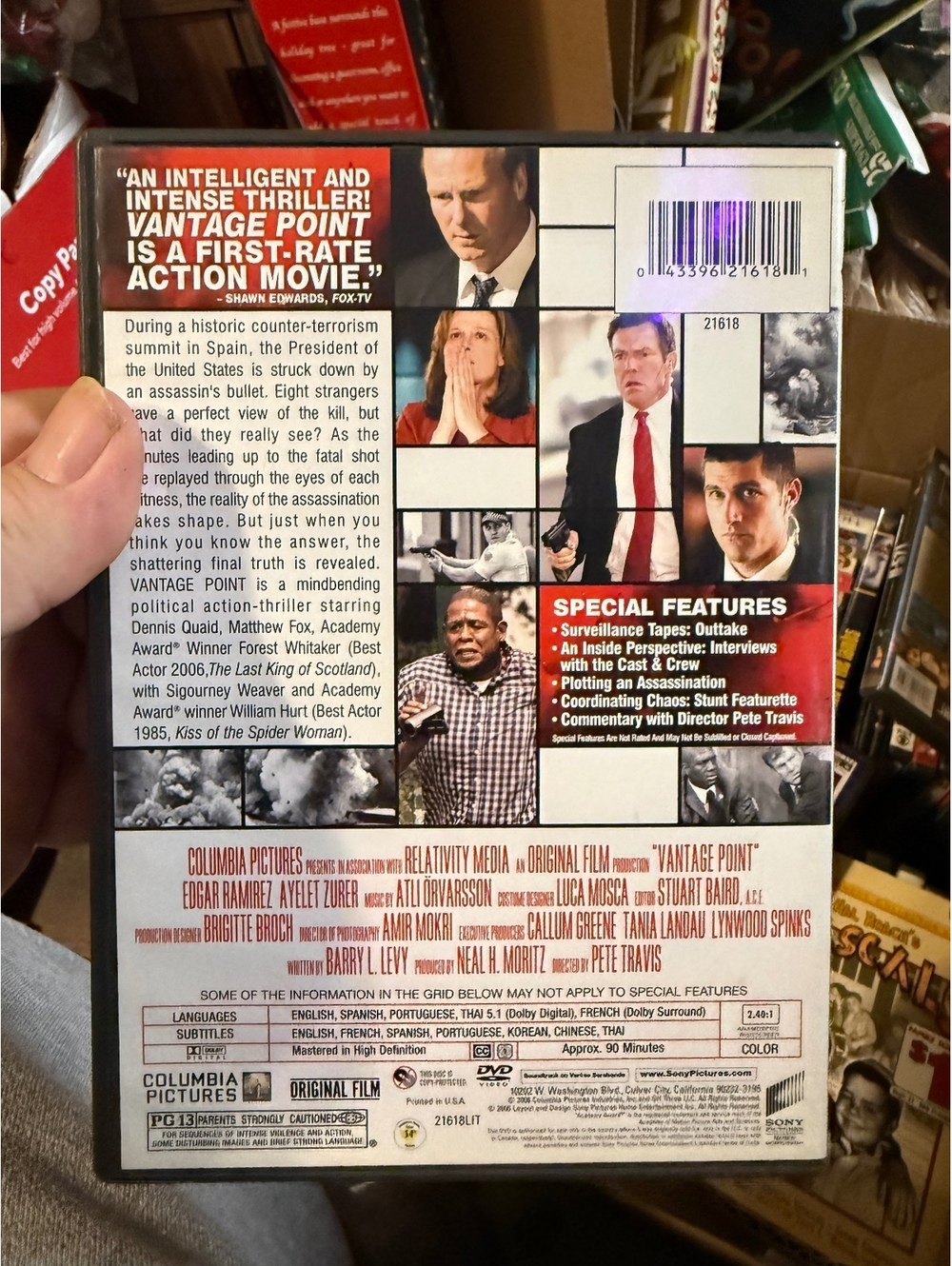 Vantage Point DVD Screen Edition - Picture 2 of 3